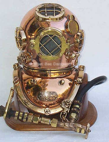 Details about   Antique Boston Silver Maritime Morse Diving Helmet Yellow Scuba Divers Navy Mark